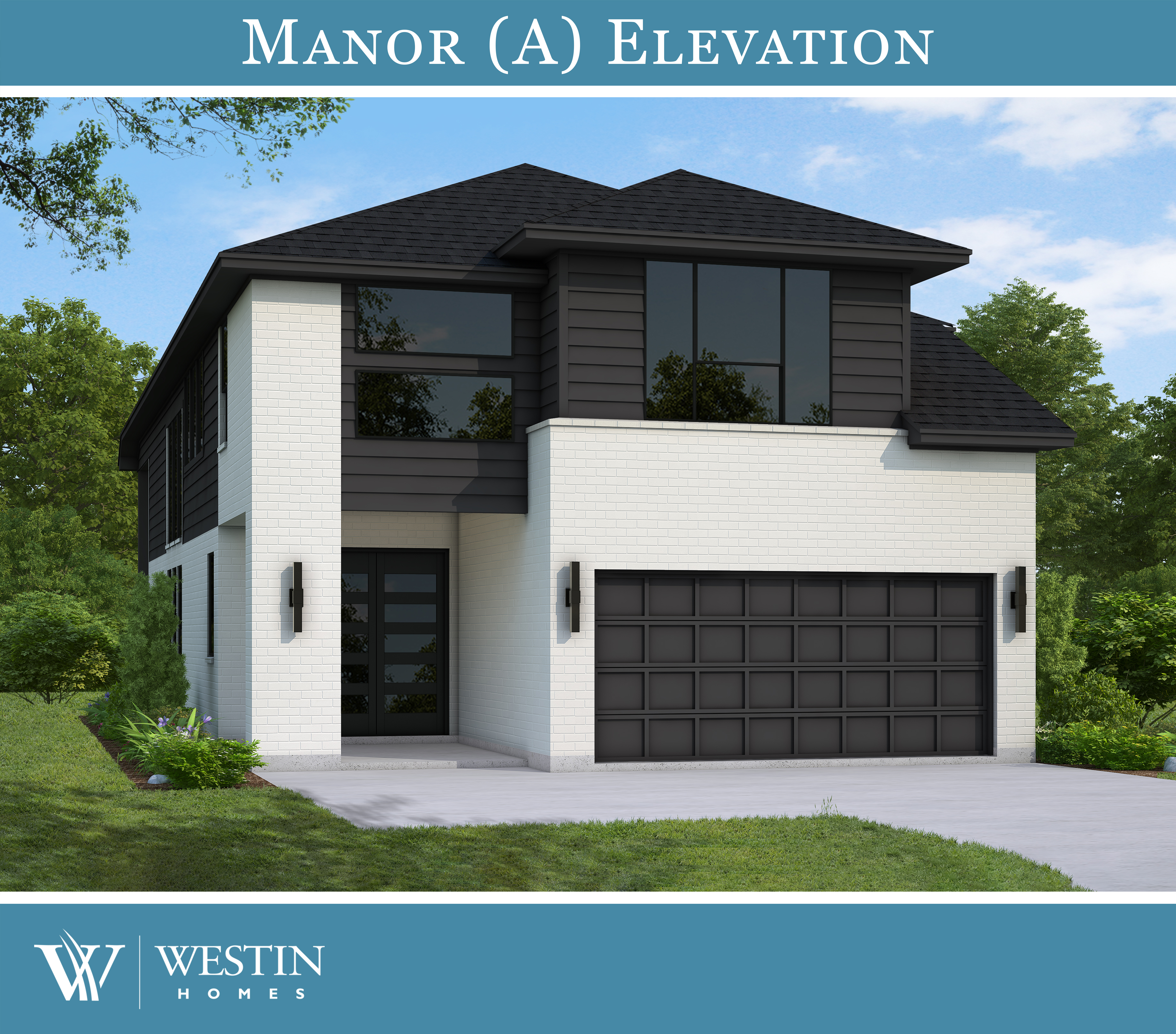 The Manor Elevation A by Westin Homes