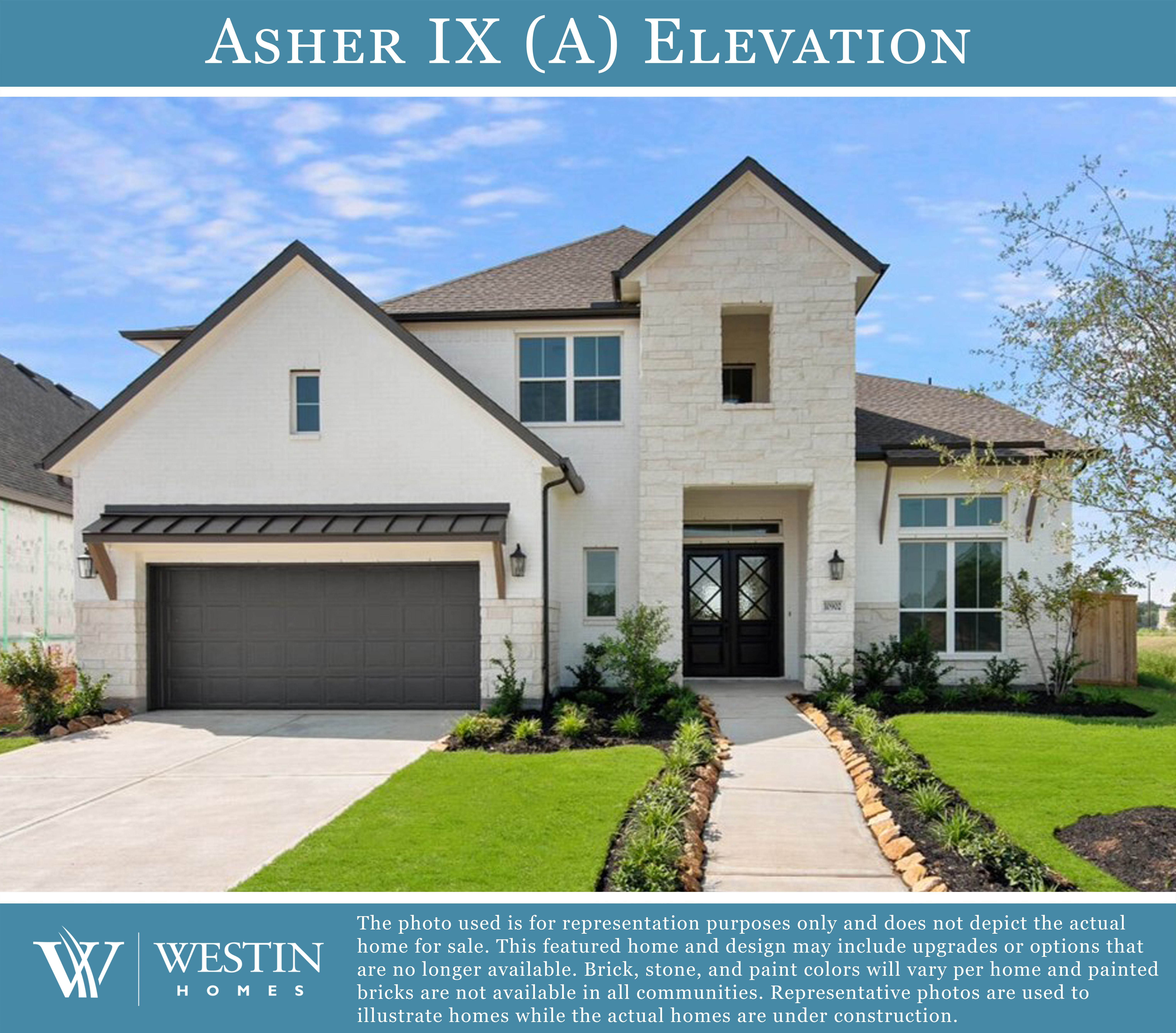 The Asher IX Elevation by Westin Homes