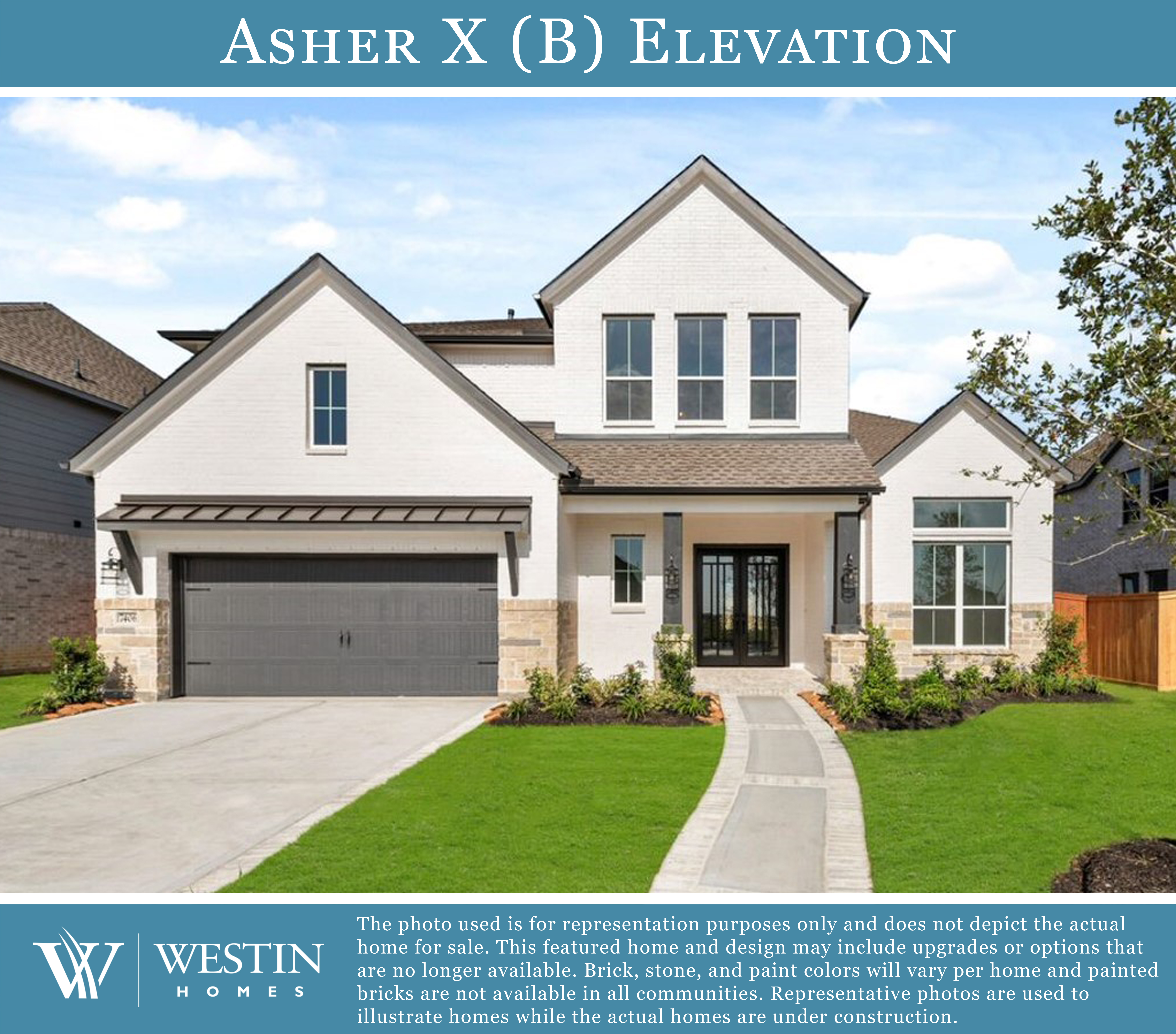 The Asher X Elevation B by Westin Homes