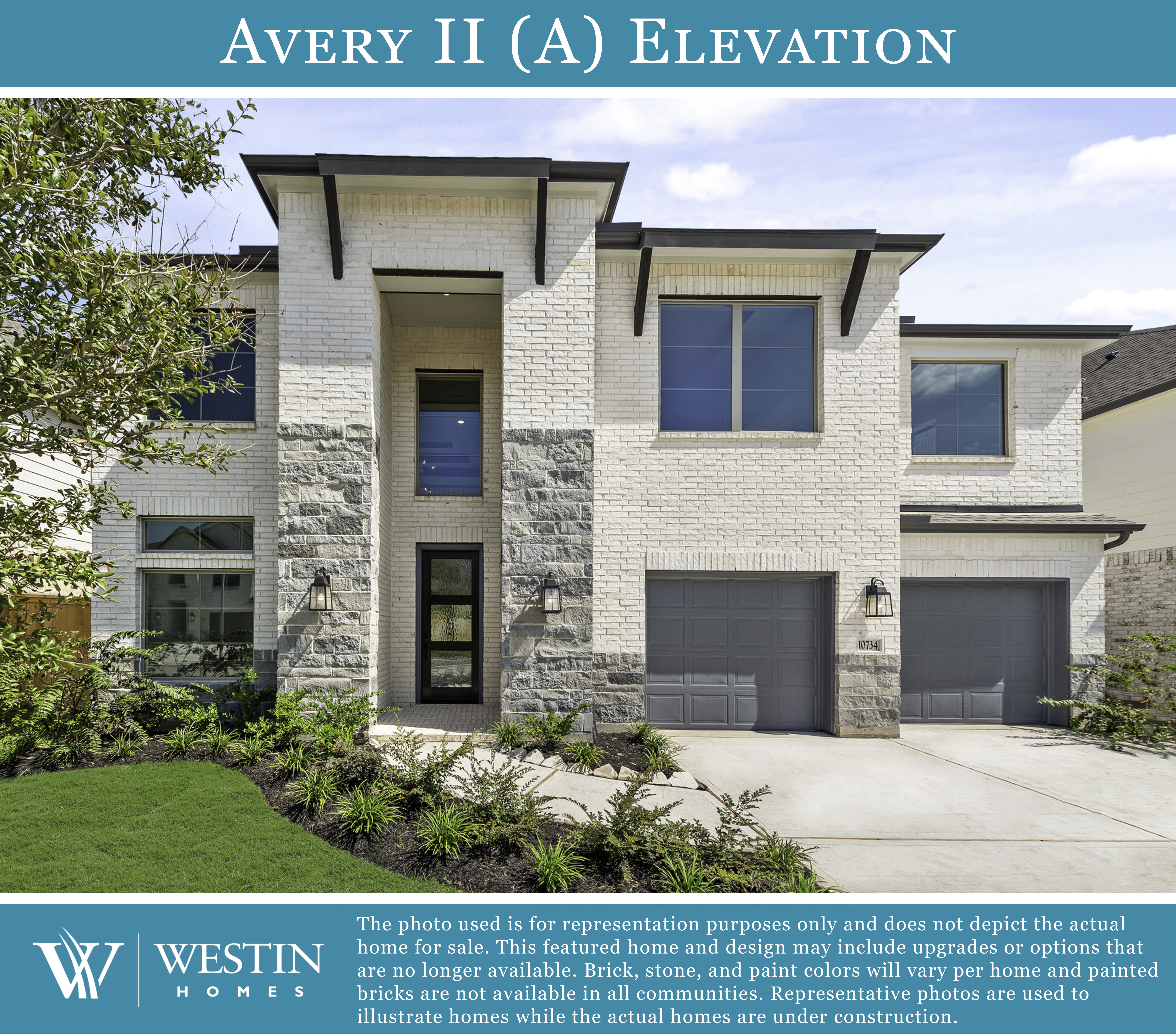 The Avery II Elevation A by Westin Homes