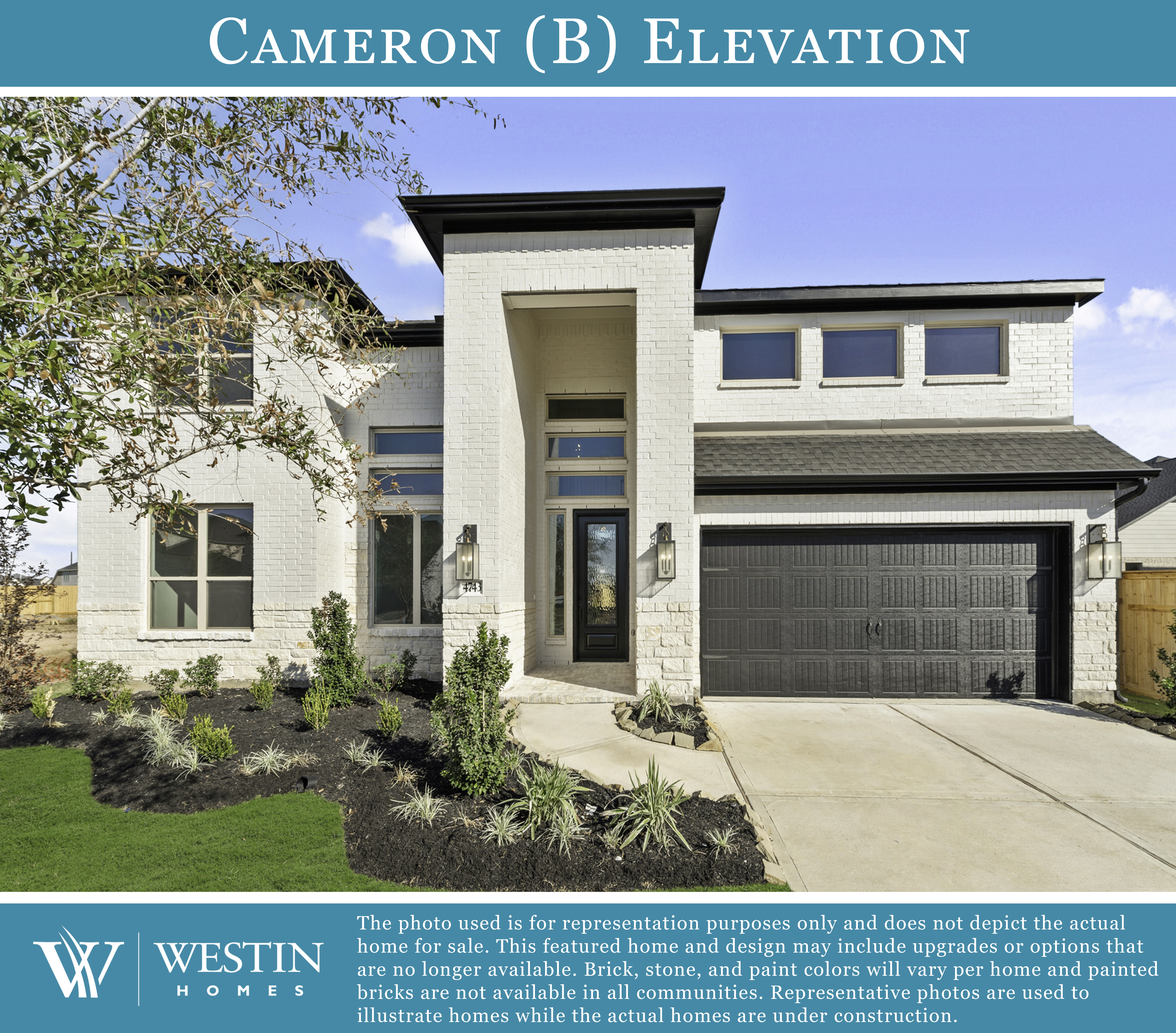 The Cameron Elevation B by Westin Homes