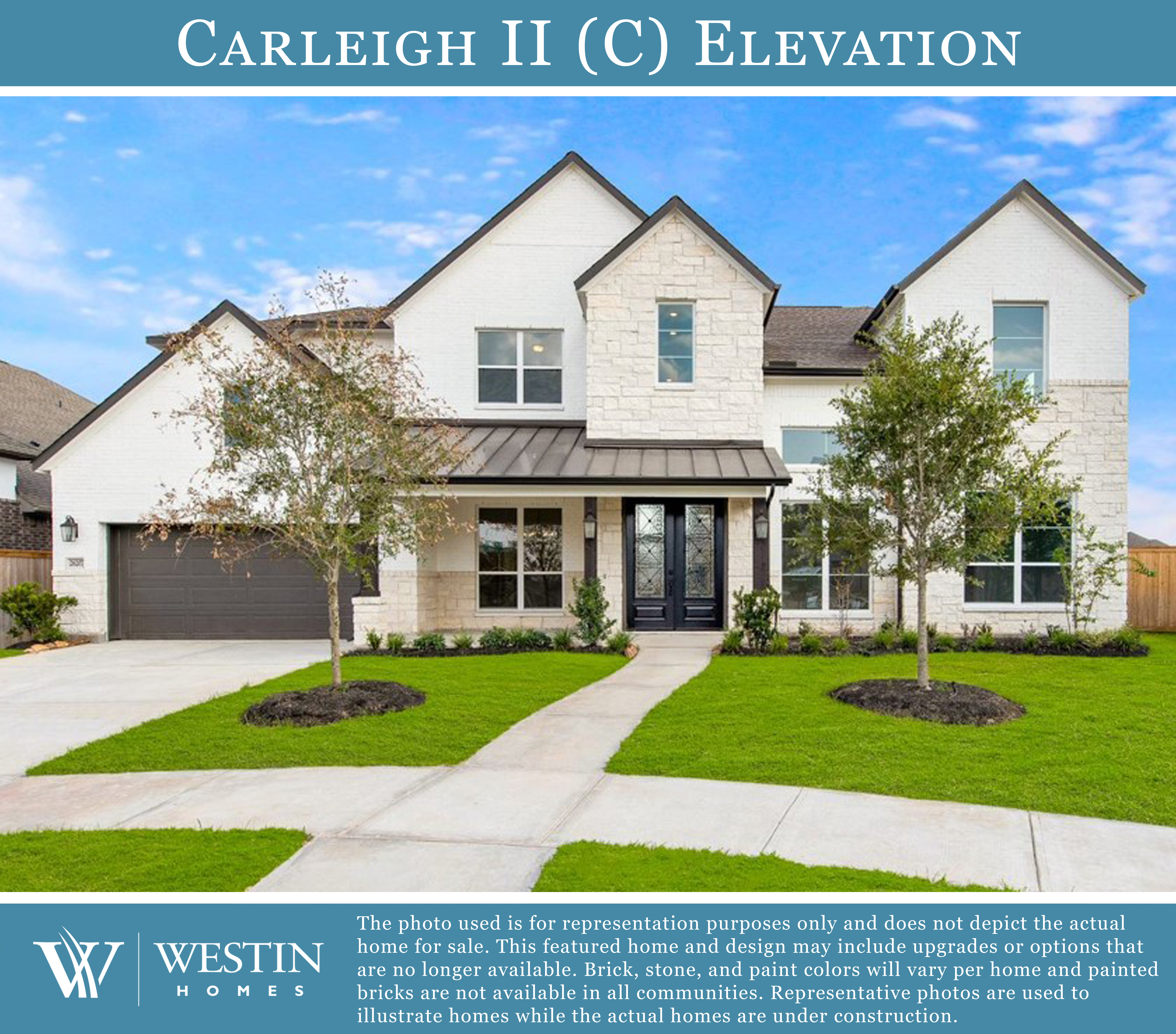 The Carleigh II Elevation C by Westin Homes