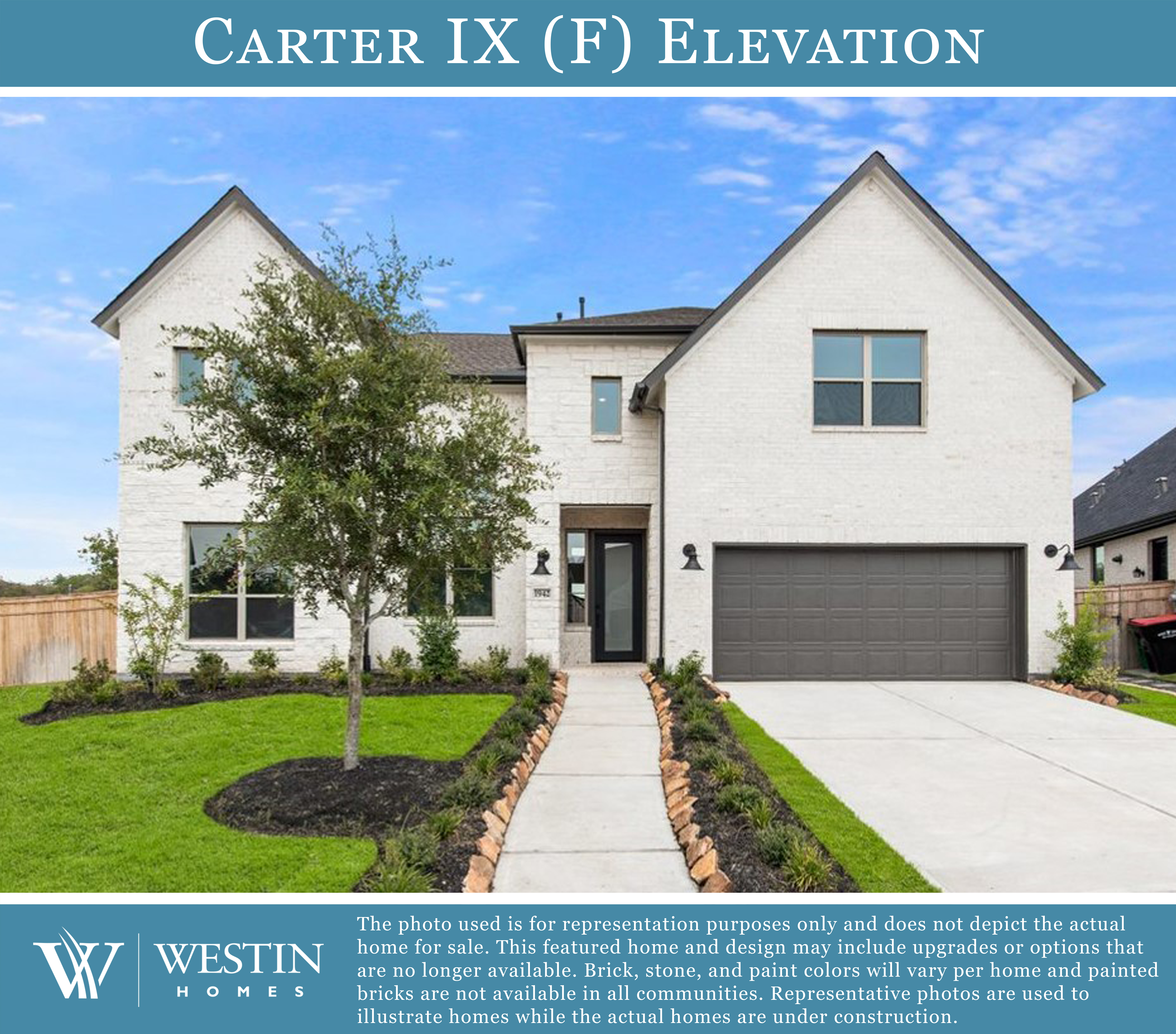 The Carter IX Elevation by Westin Homes