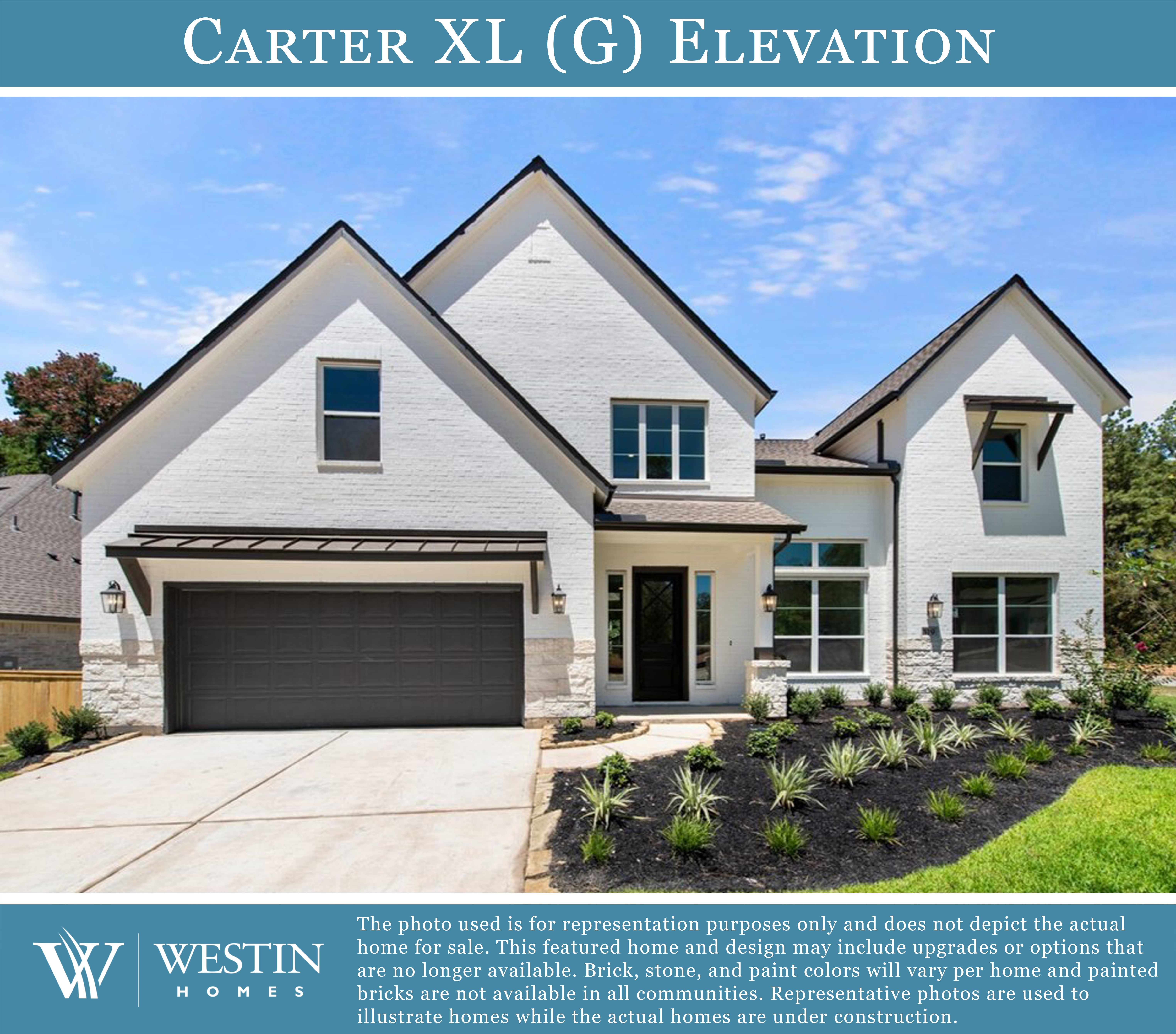 The Carter XL Elevation G by Westin Homes