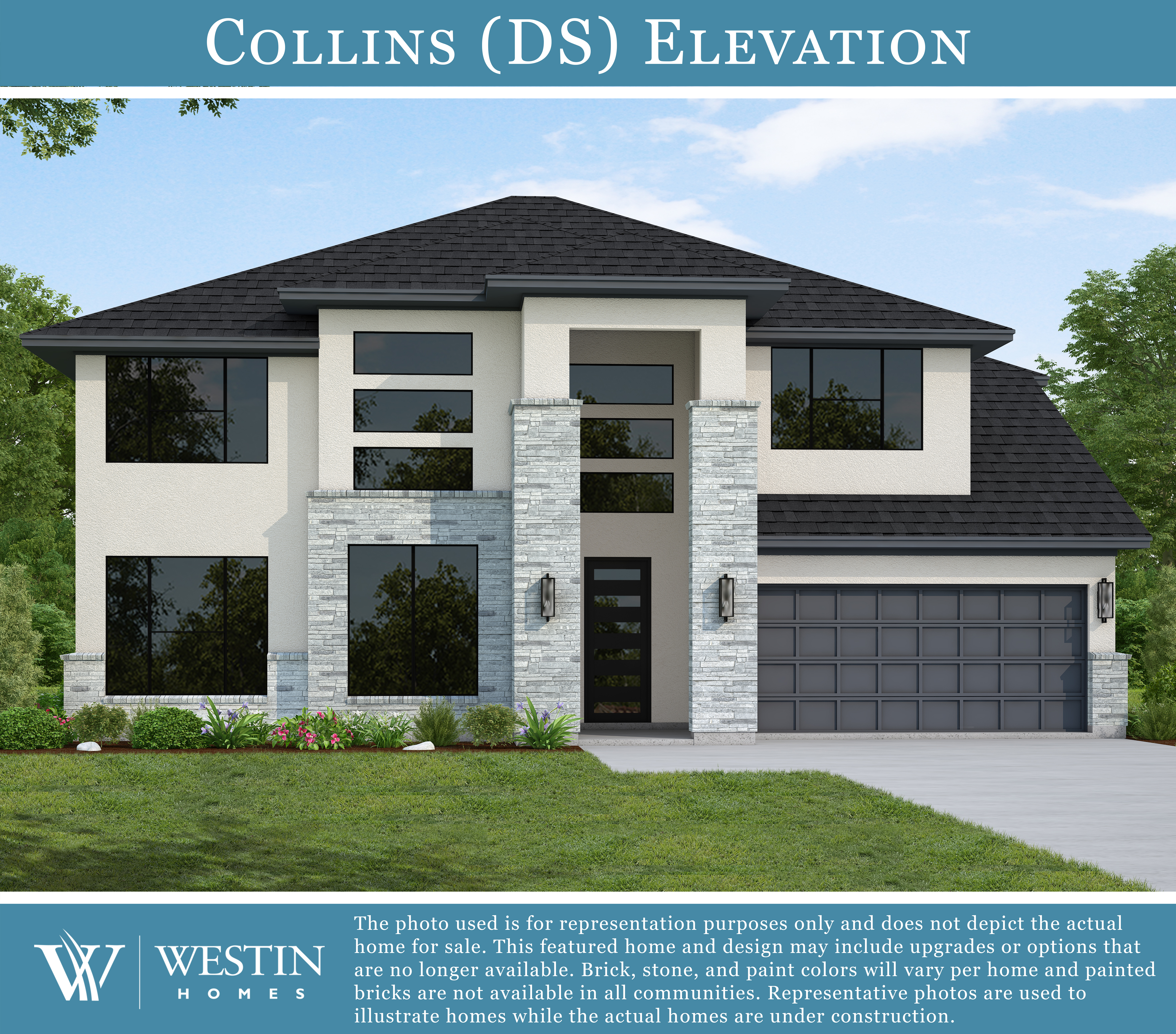 The Collins Elevation DS by Westin Homes