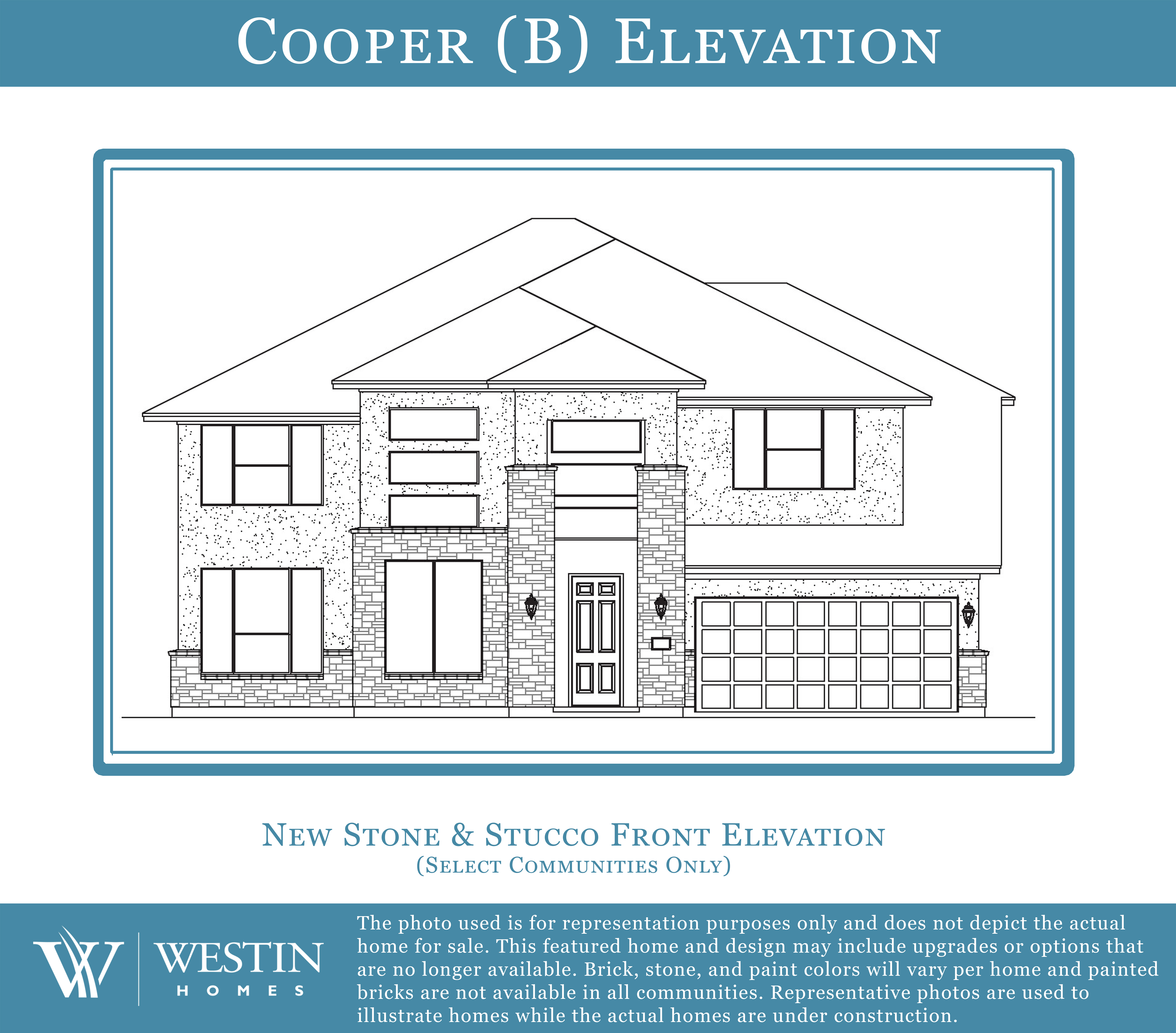 The Cooper Elevation B by Westin Homes