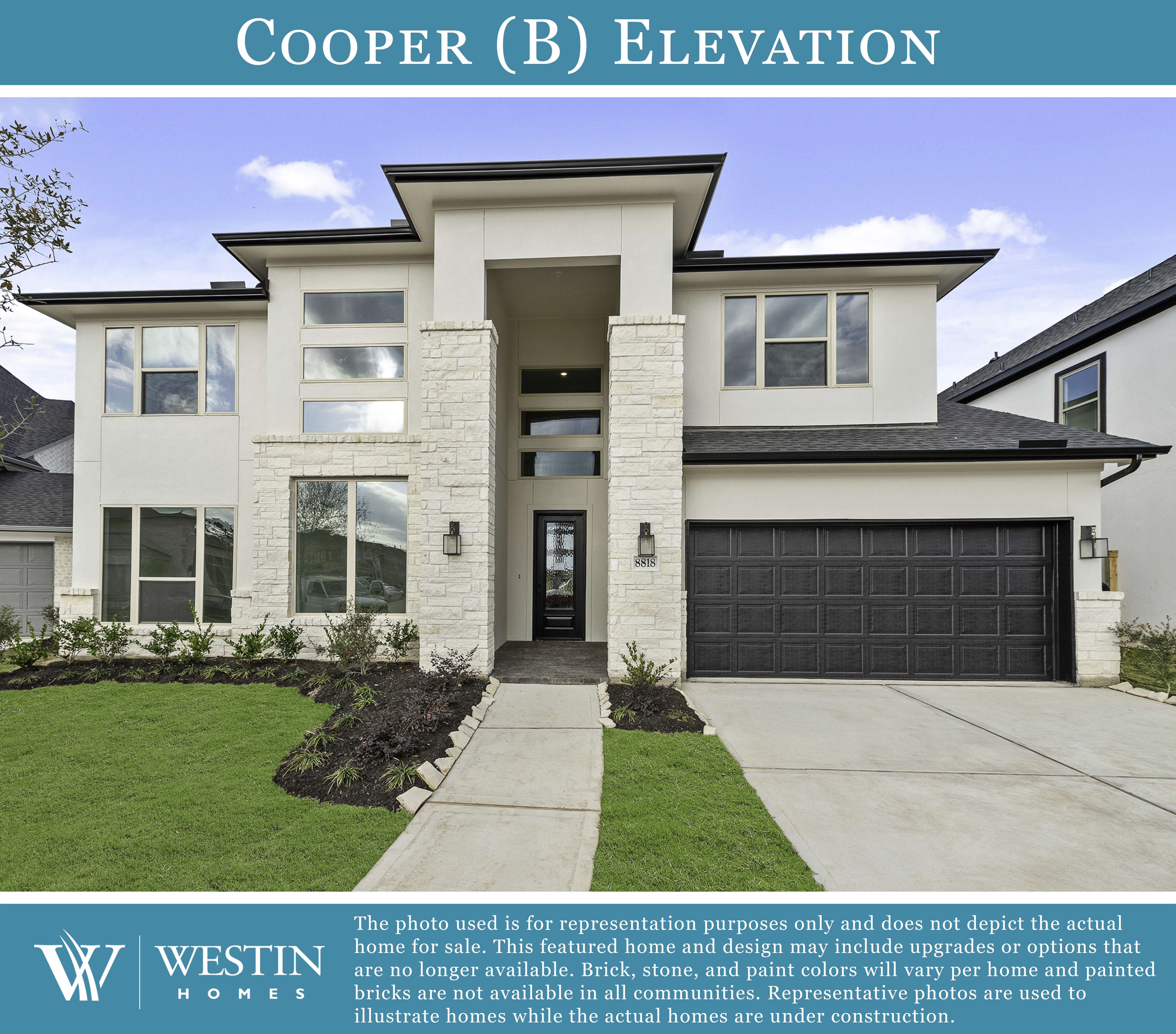 The Cooper Elevation by Westin Homes