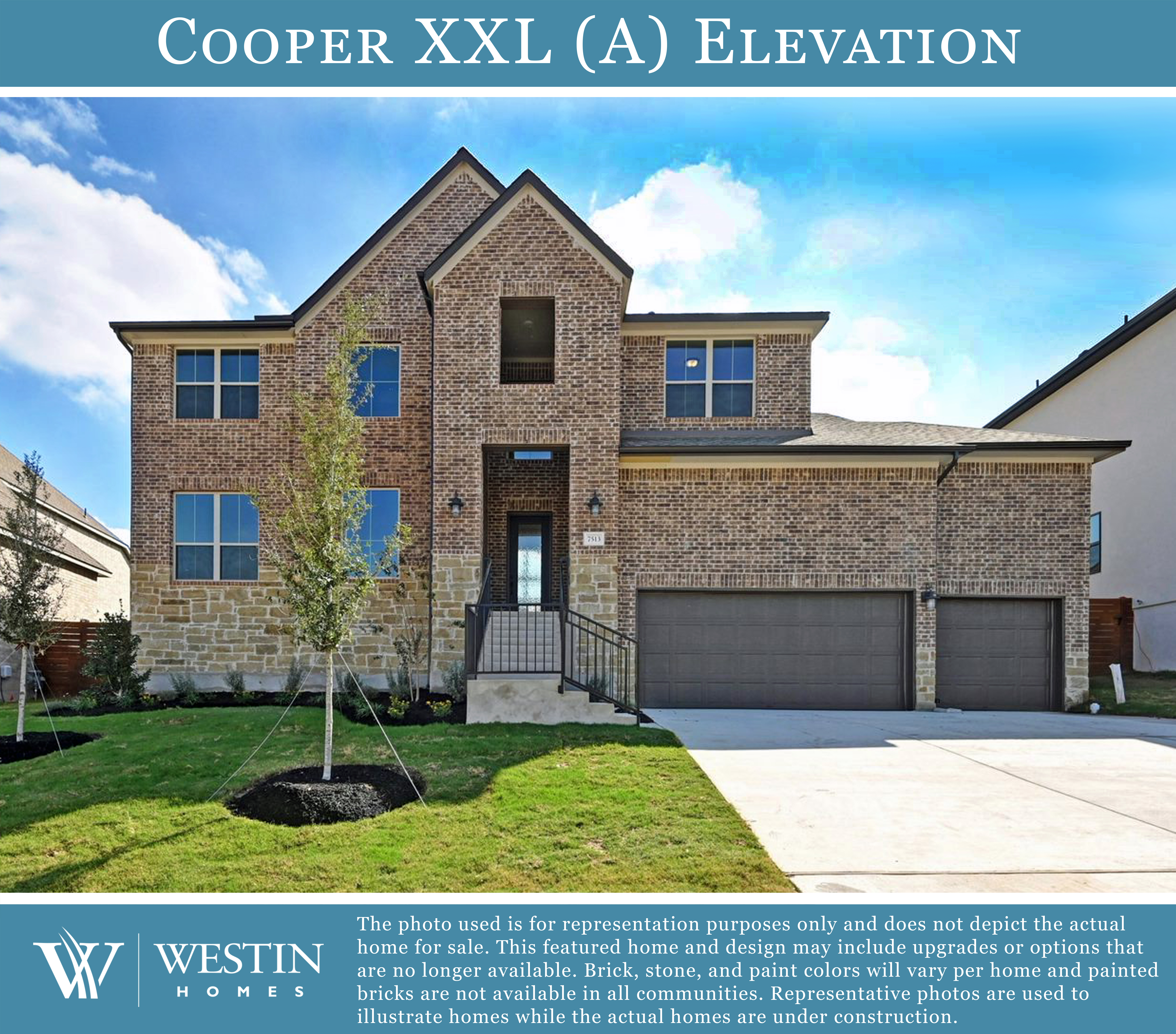 The Cooper XXL Elevation A by Westin Homes