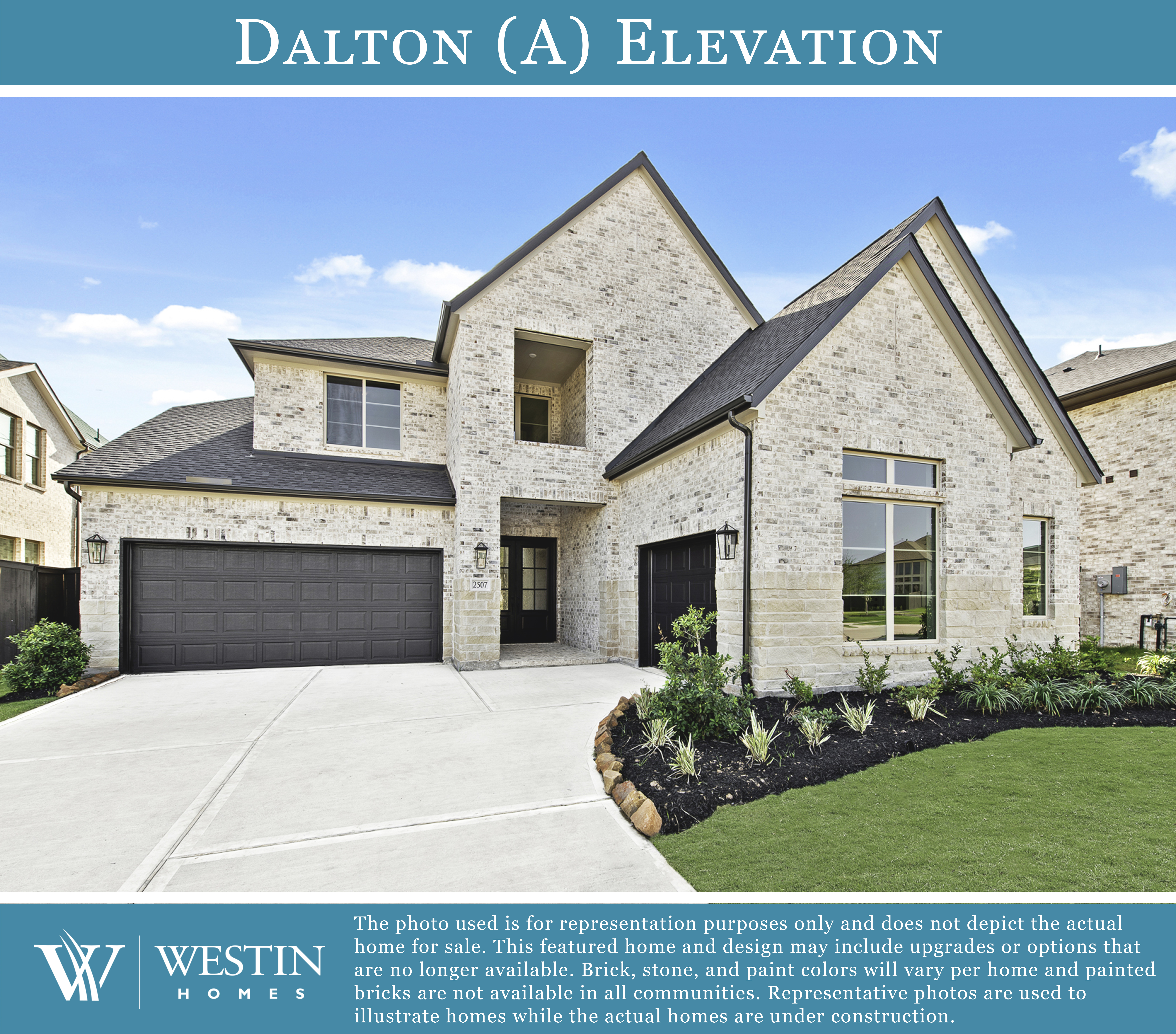 The Dalton Elevation by Westin Homes