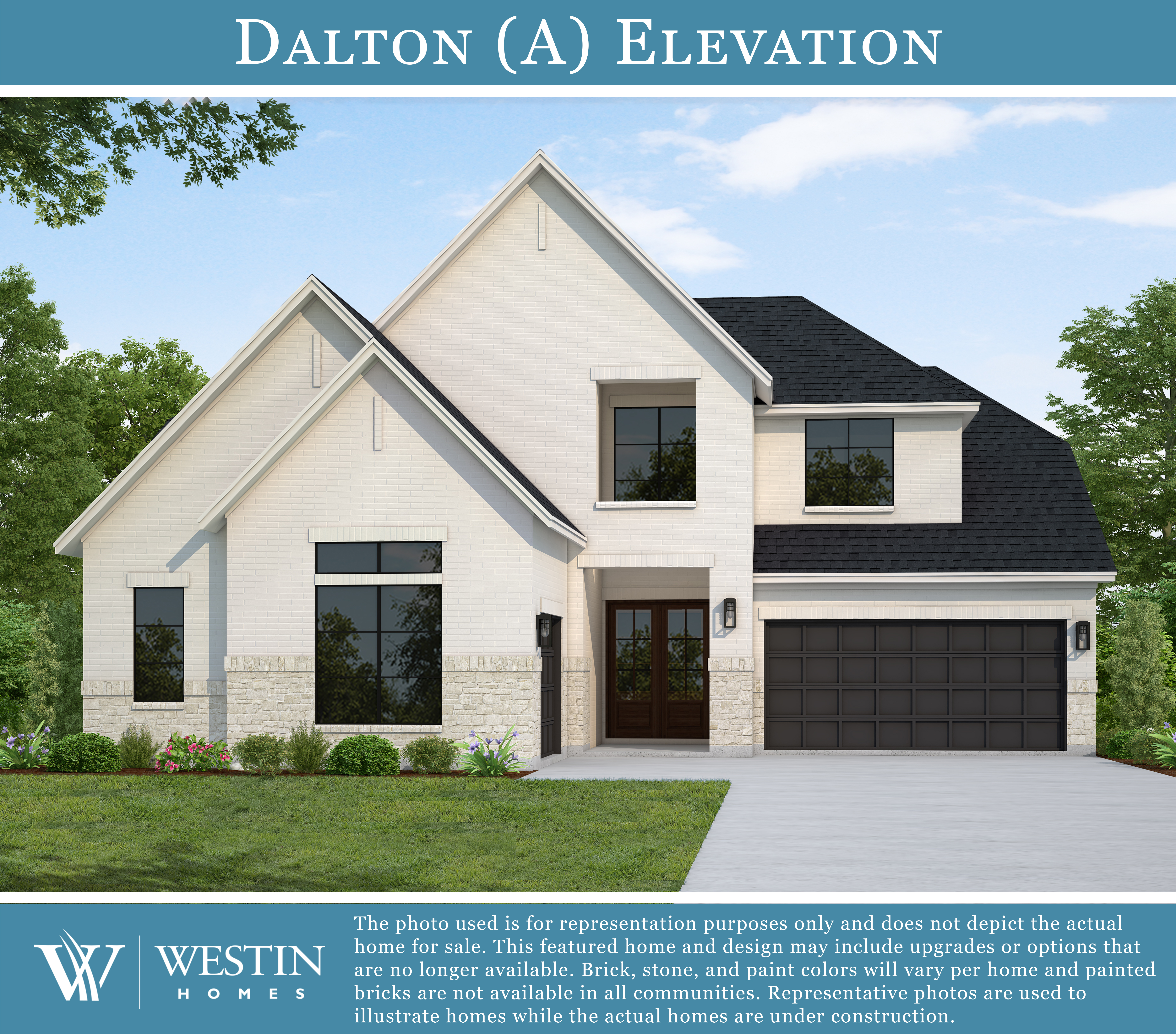 The Dalton Elevation A by Westin Homes