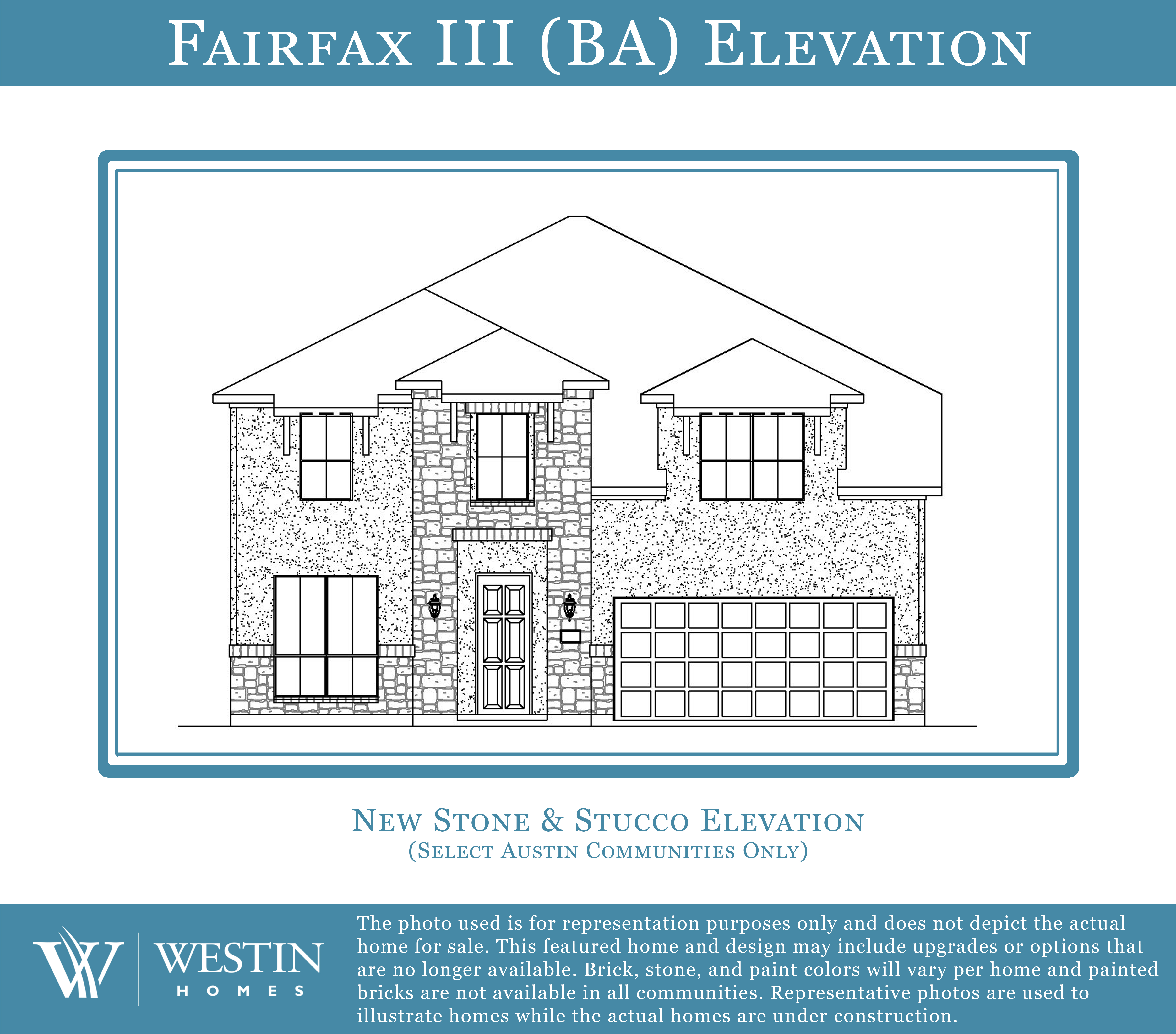 The Fairfax III Elevation BA by Westin Homes