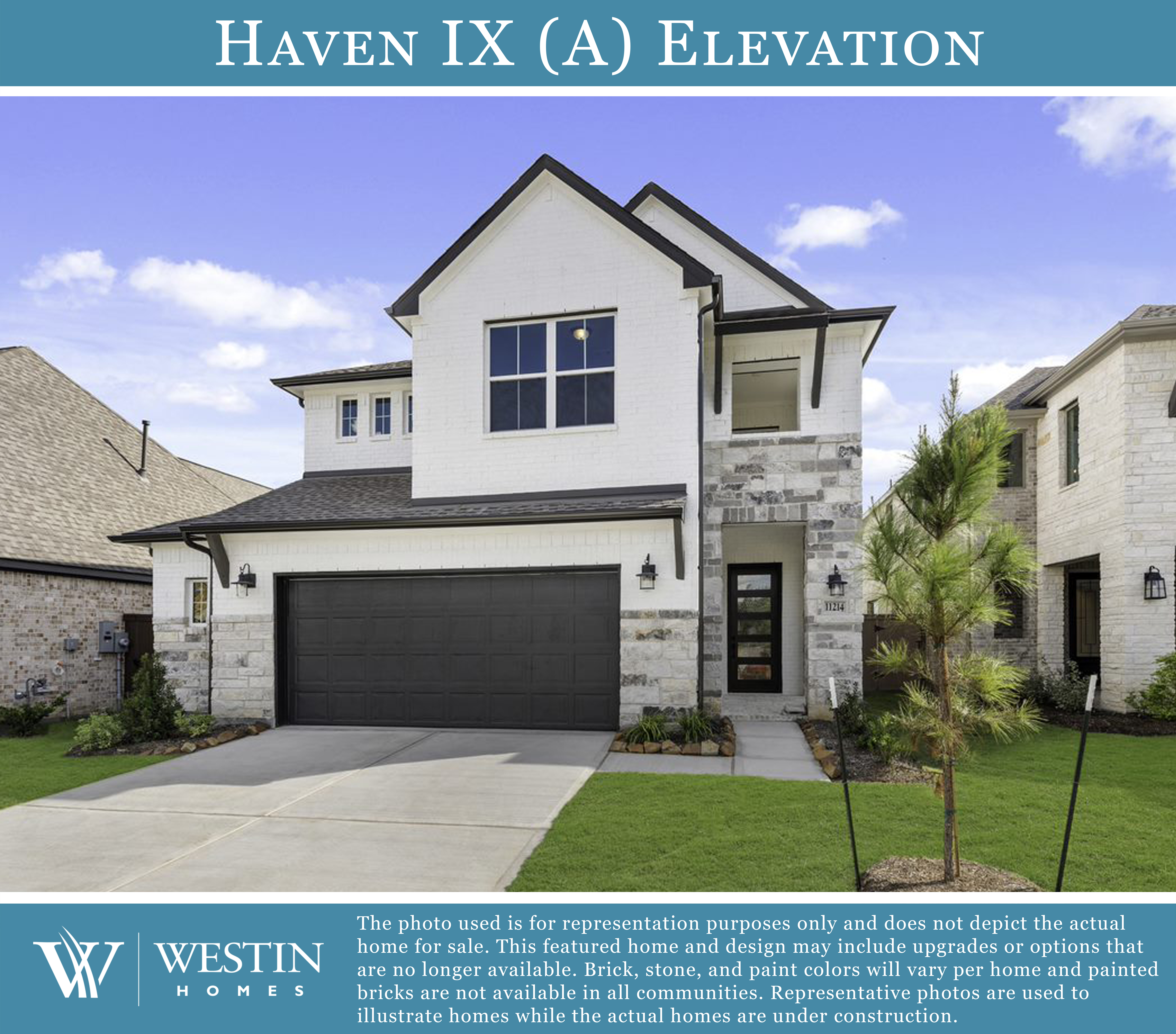 The Haven IX Elevation A by Westin Homes