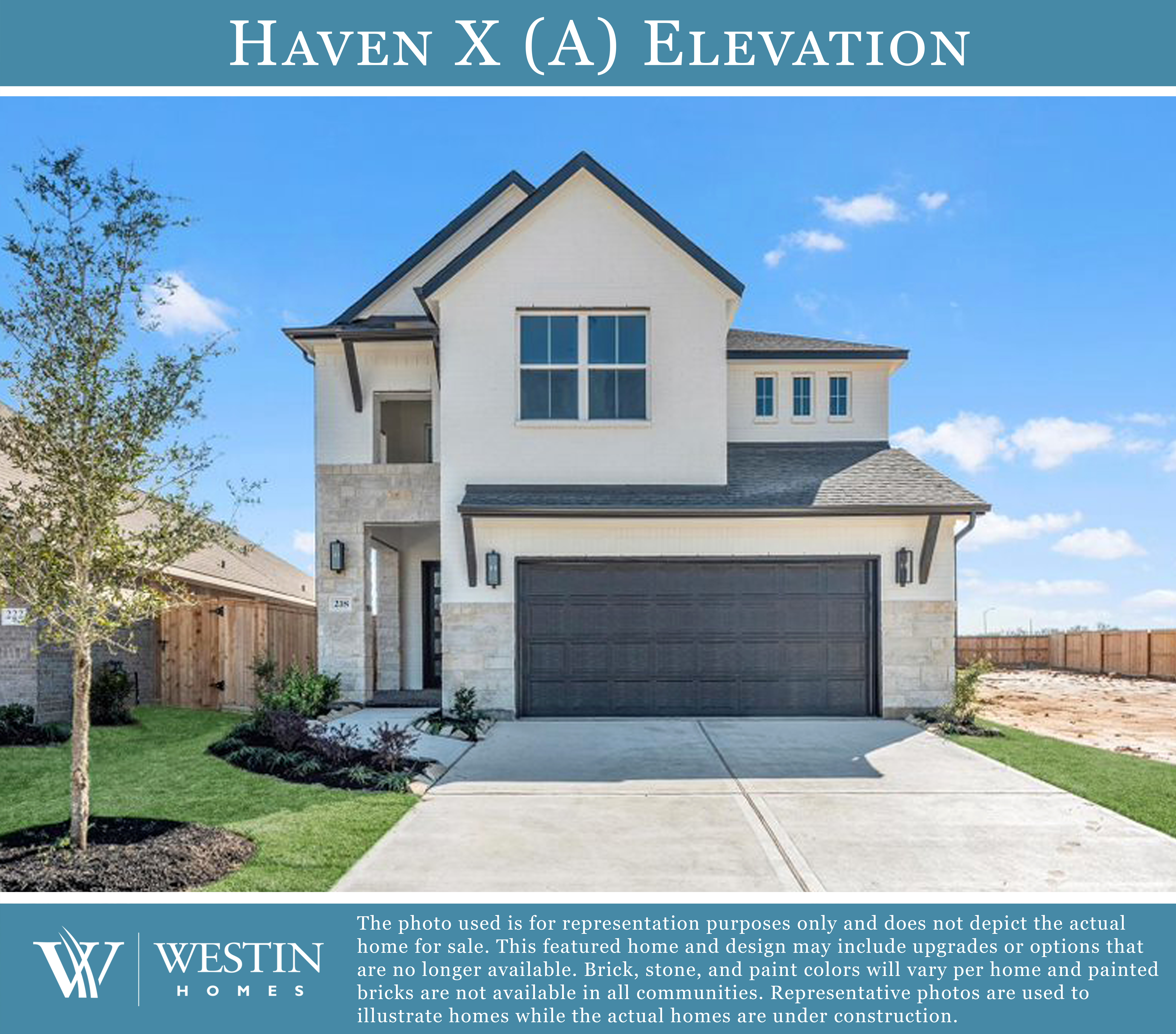 The Haven X Elevation A by Westin Homes