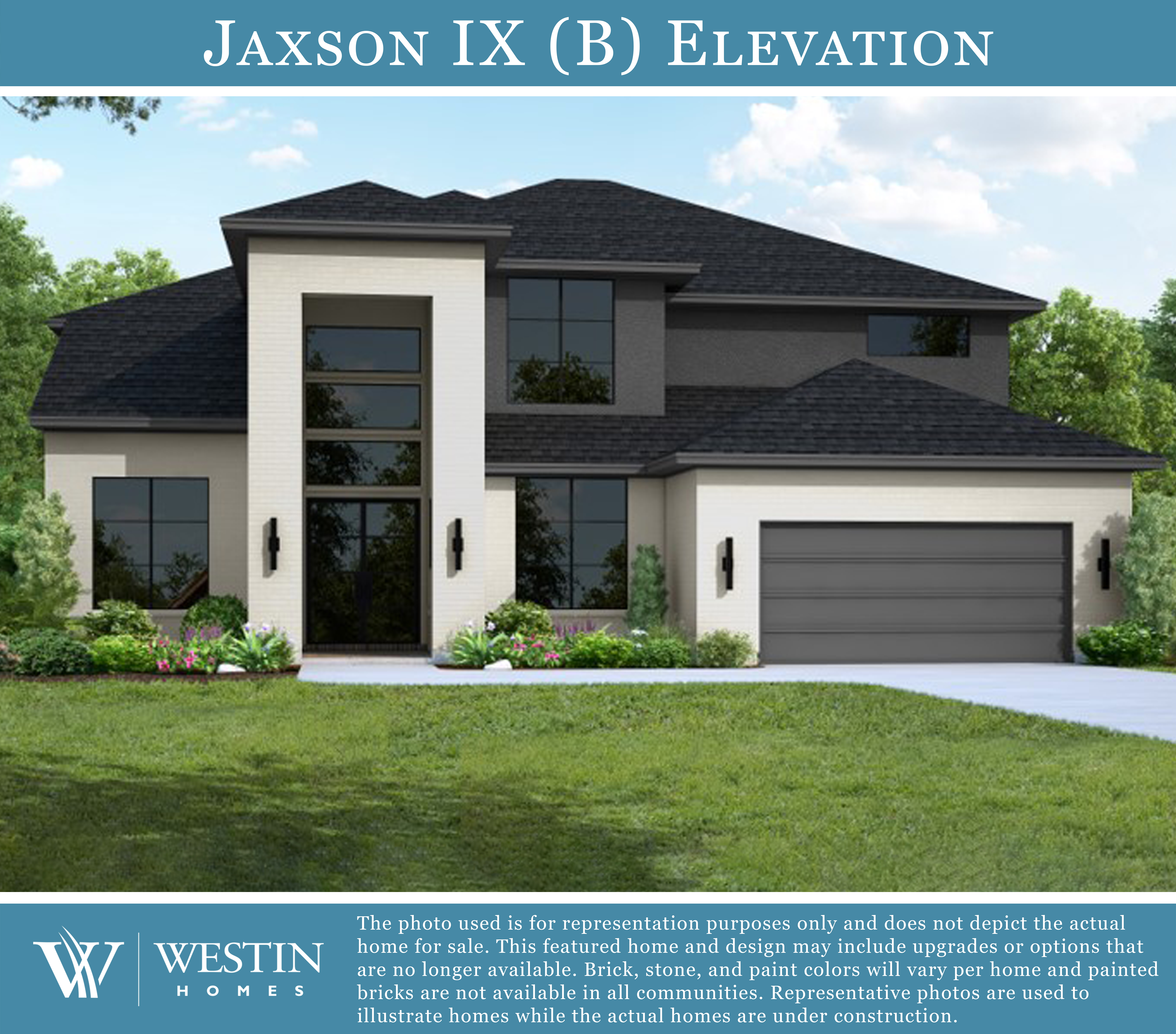 The Jaxson IX Elevation B by Westin Homes