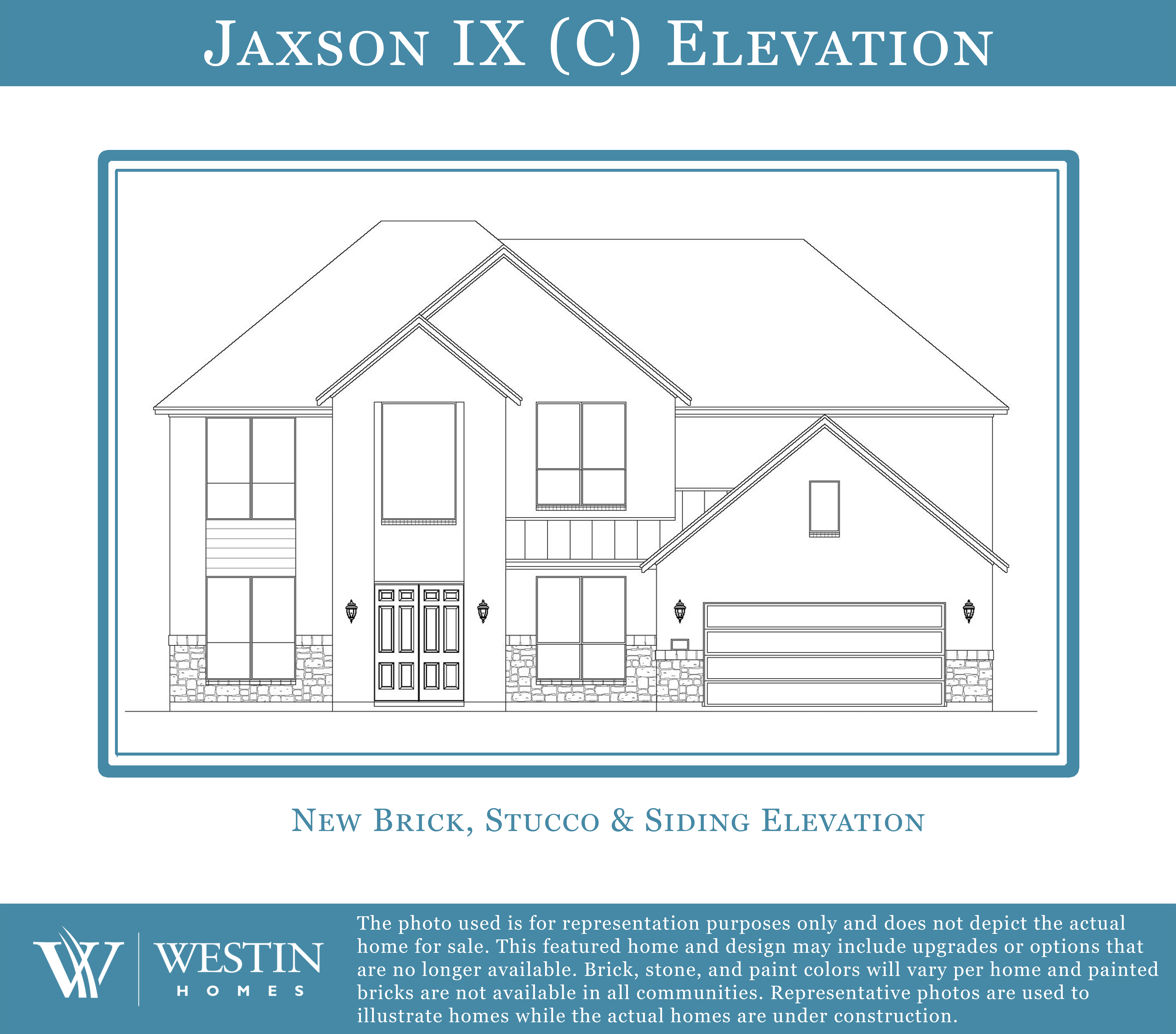 The Jaxson IX Elevation C by Westin Homes