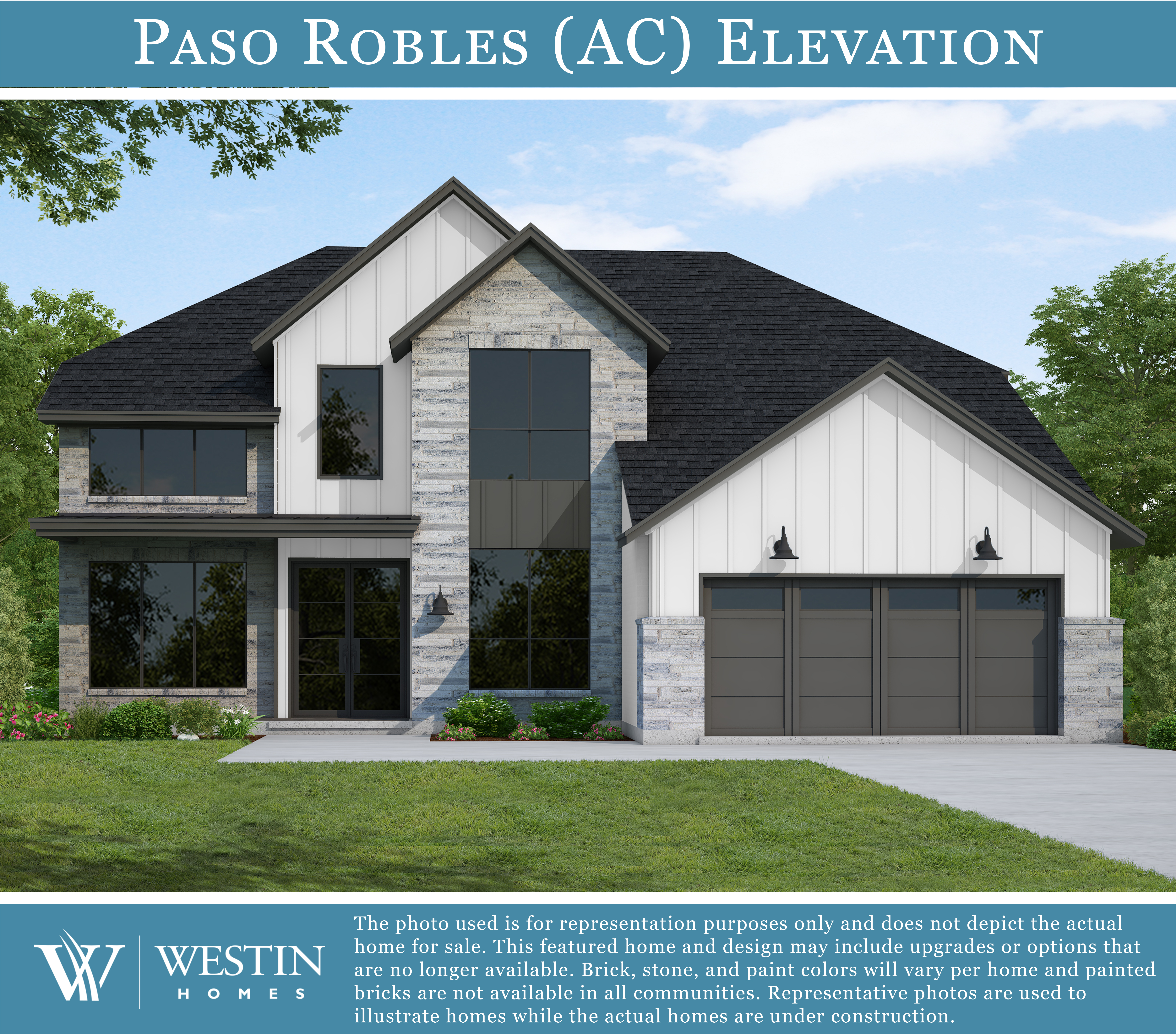 The Paso Robles Elevation AC by Westin Homes