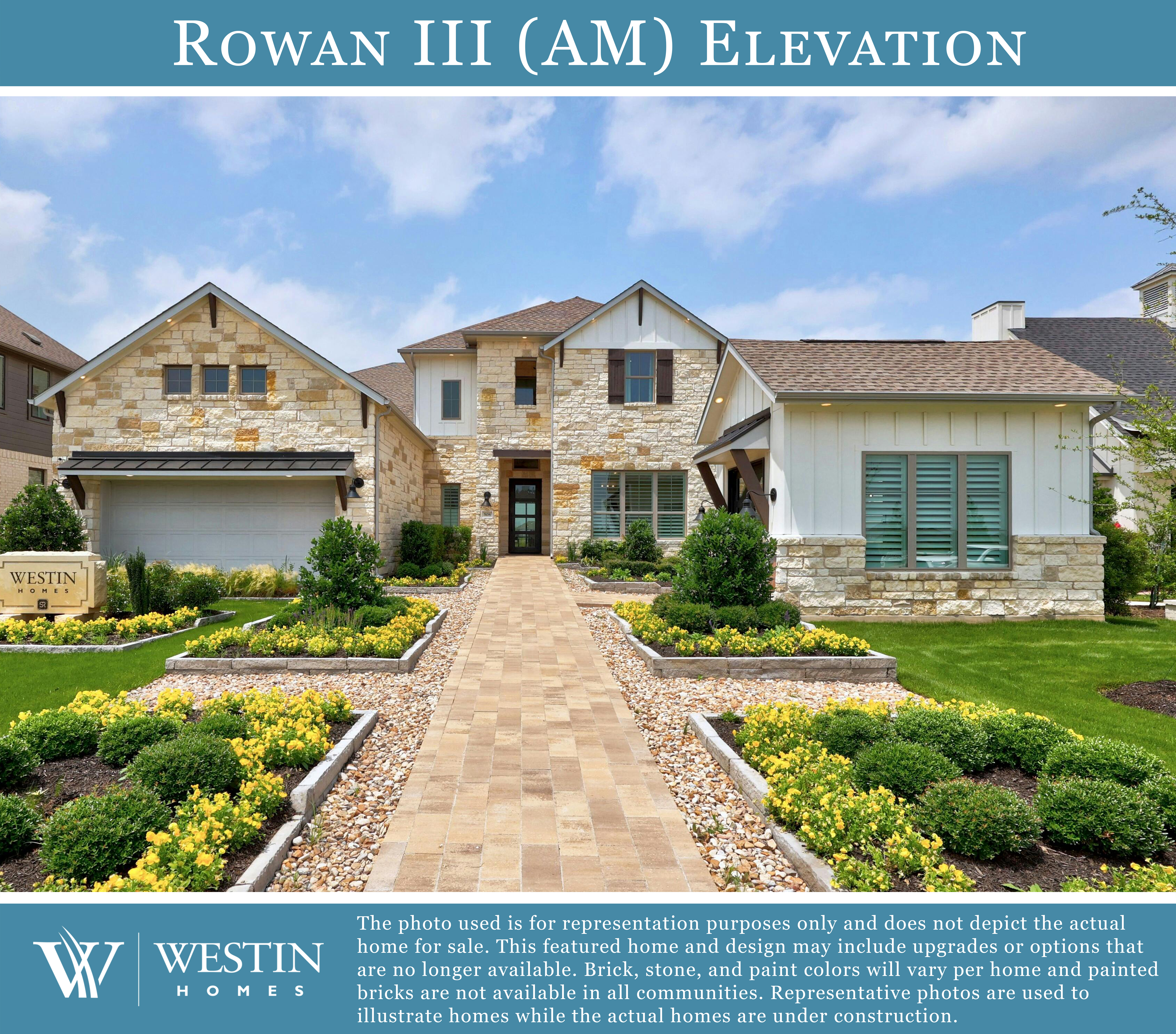 The Rowan III Elevation by Westin Homes