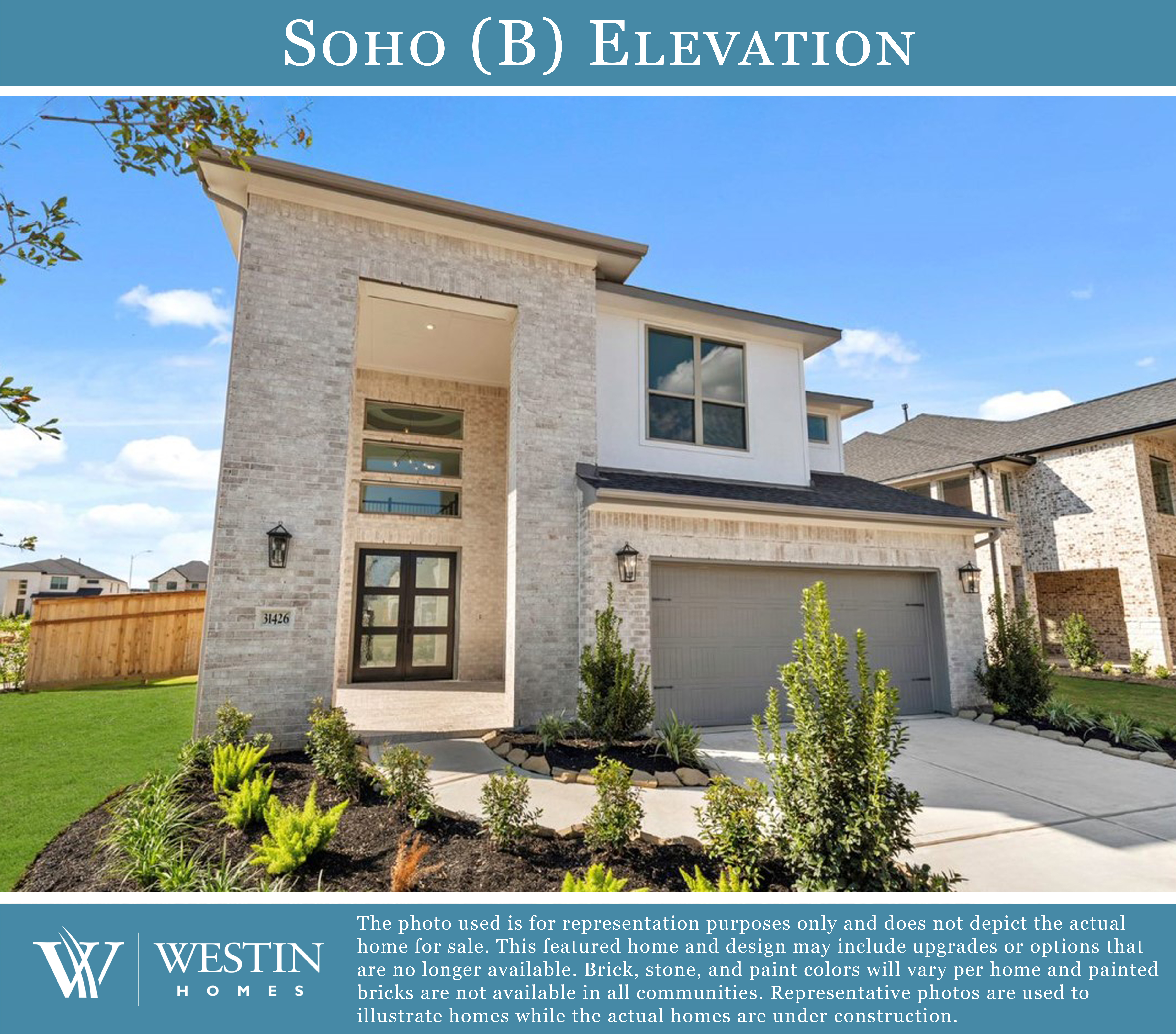 The Soho Elevation B by Westin Homes