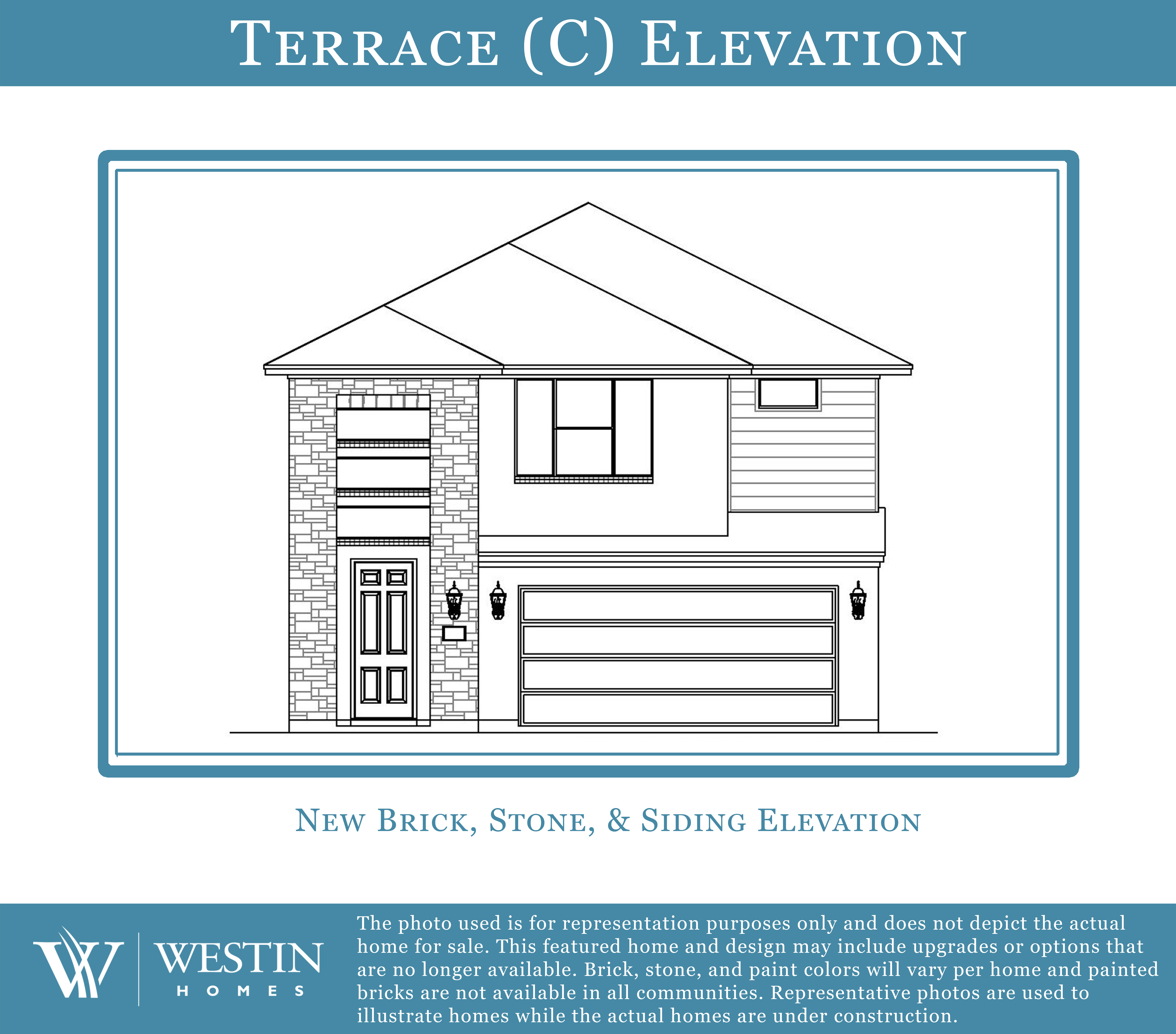 The Terrace Elevation C by Westin Homes