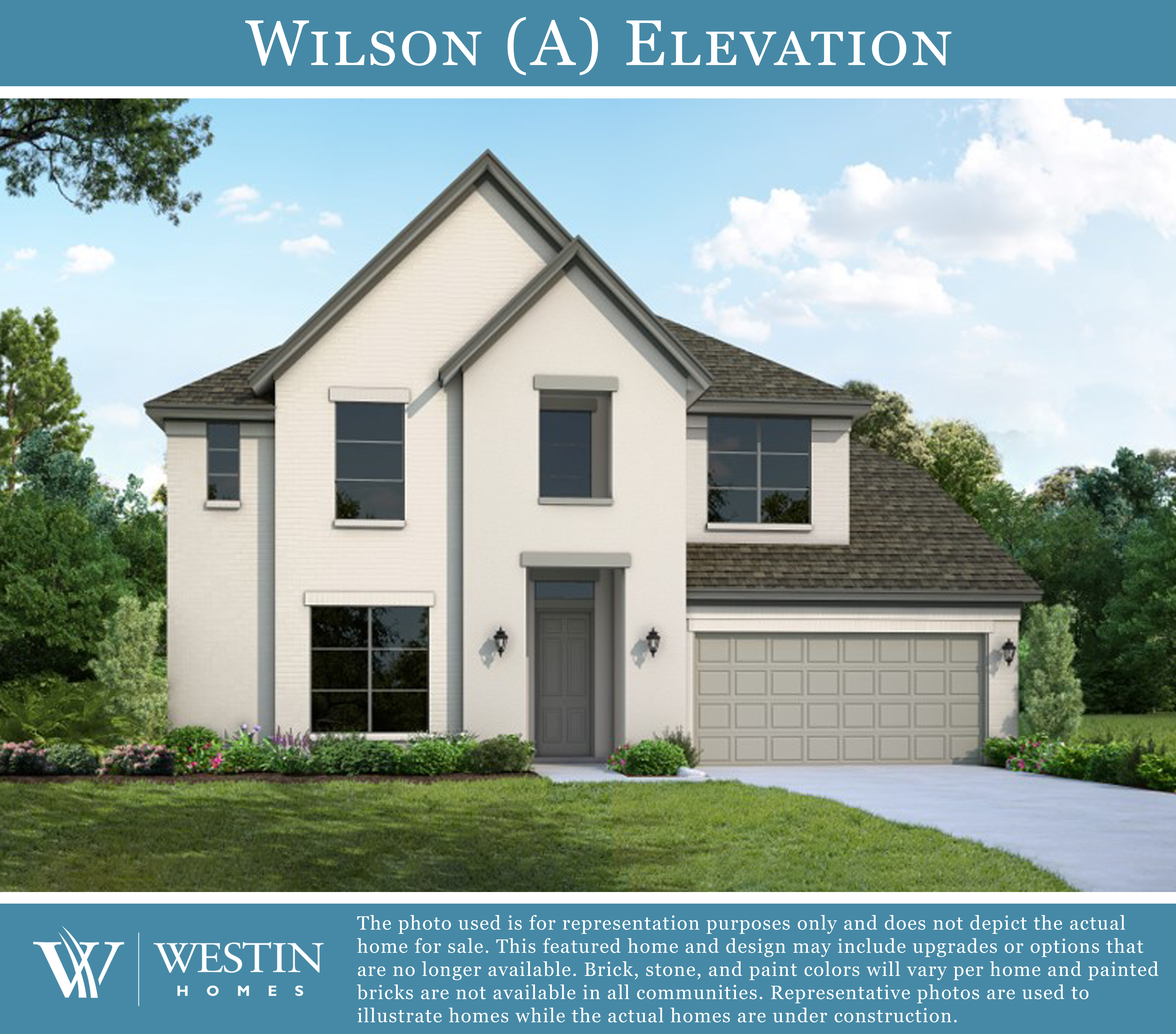 The Wilson Elevation A by Westin Homes