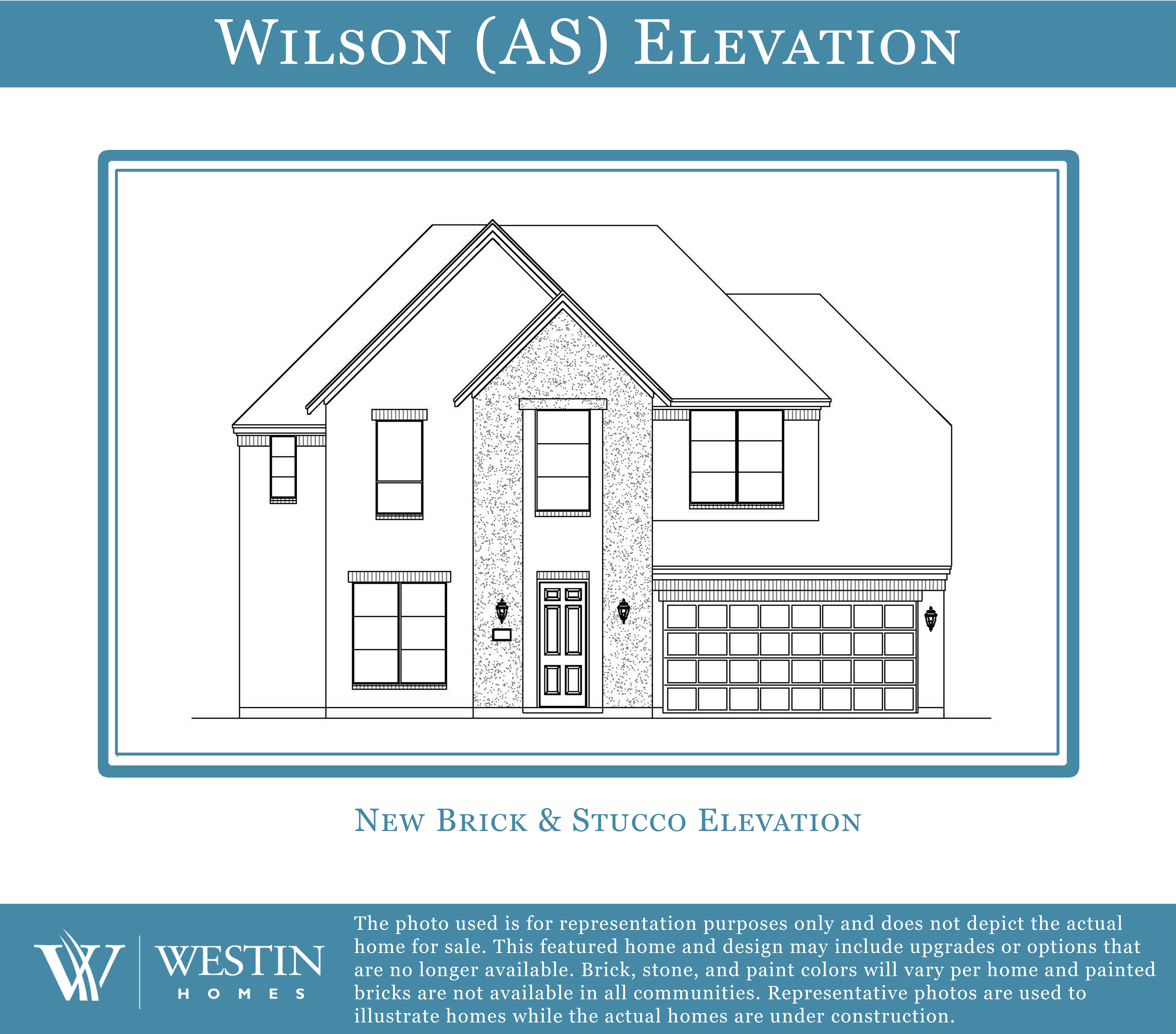 The Wilson Elevation AS by Westin Homes