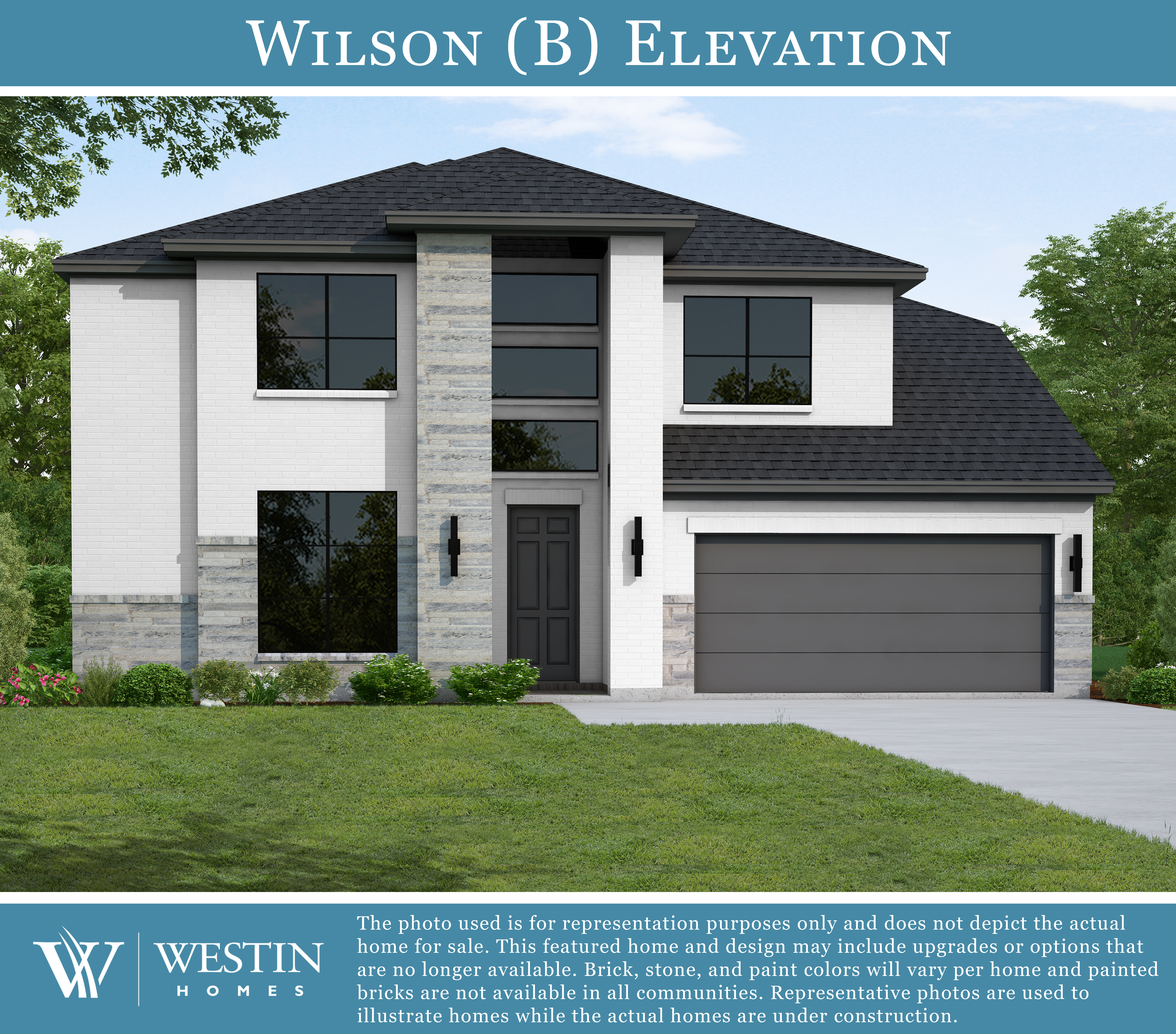 The Wilson Elevation B by Westin Homes